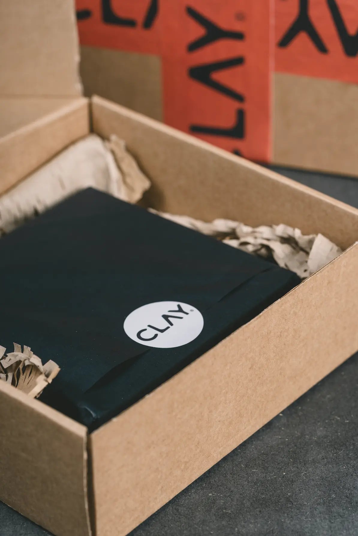 Abstract I limited edition tile artwork by Clay packaged for collectors – shop exclusively on Clay